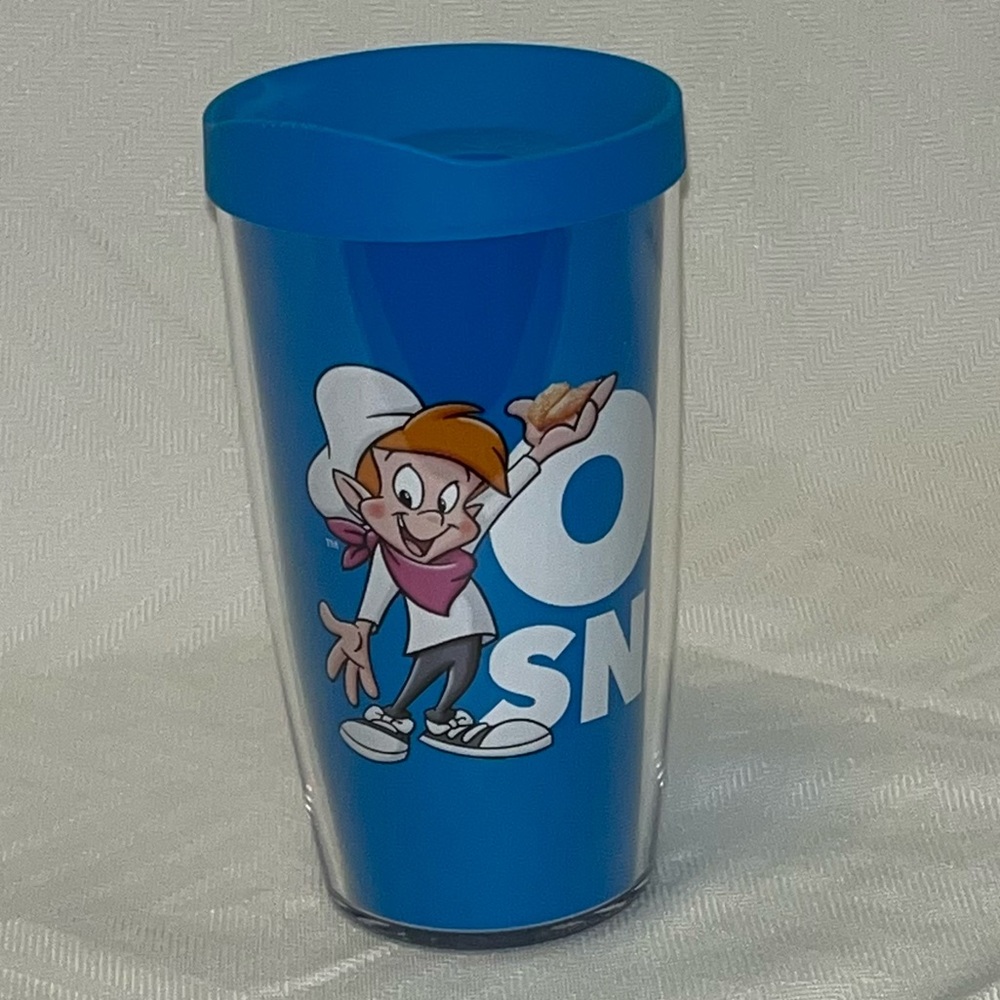 Kellogg’s Rice Krispie Oh Snap! Blue Tervis Tumbler New